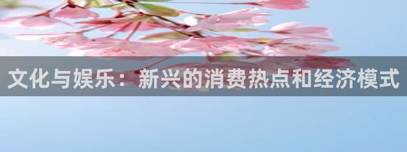 新航娱乐官网登录入口：文化与娱乐：新兴的消费热点和经济模式
